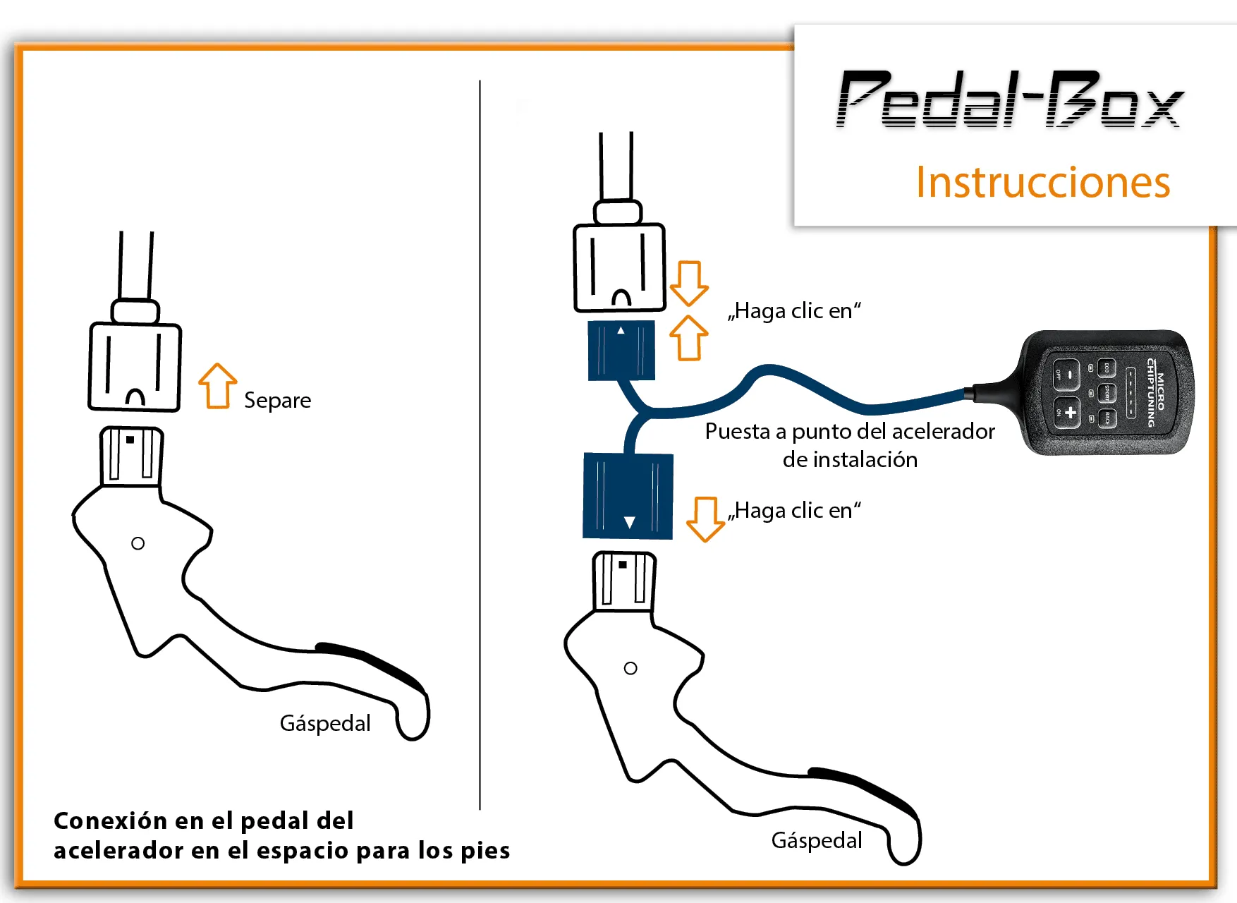 Einbauanleitung Pedalbox