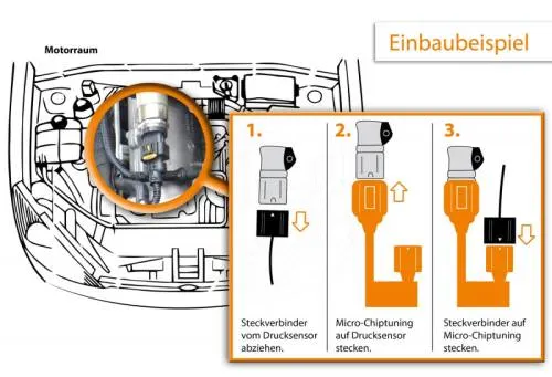 Chiptuning Einbau Fiat Punto (199) 1.9 D 116 PS