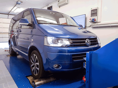 El chiptuning para la VW T5 Multivan aumenta el rendimiento y el consumo del motor