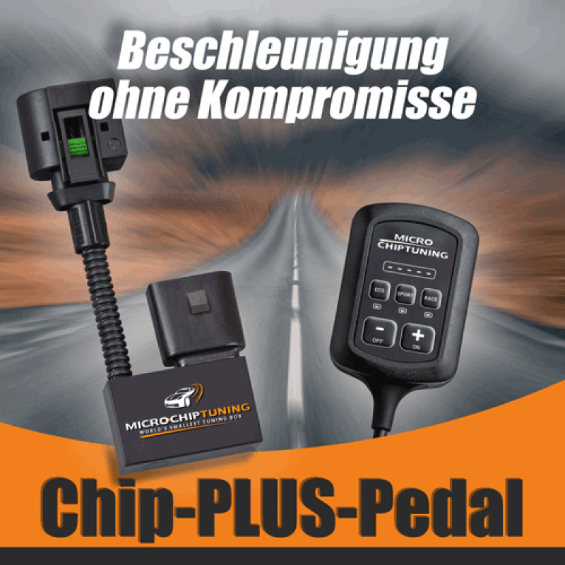 Chiptuning plus Pedalbox VW Golf VII 1.6 TDI (+4motion) 110 PS
